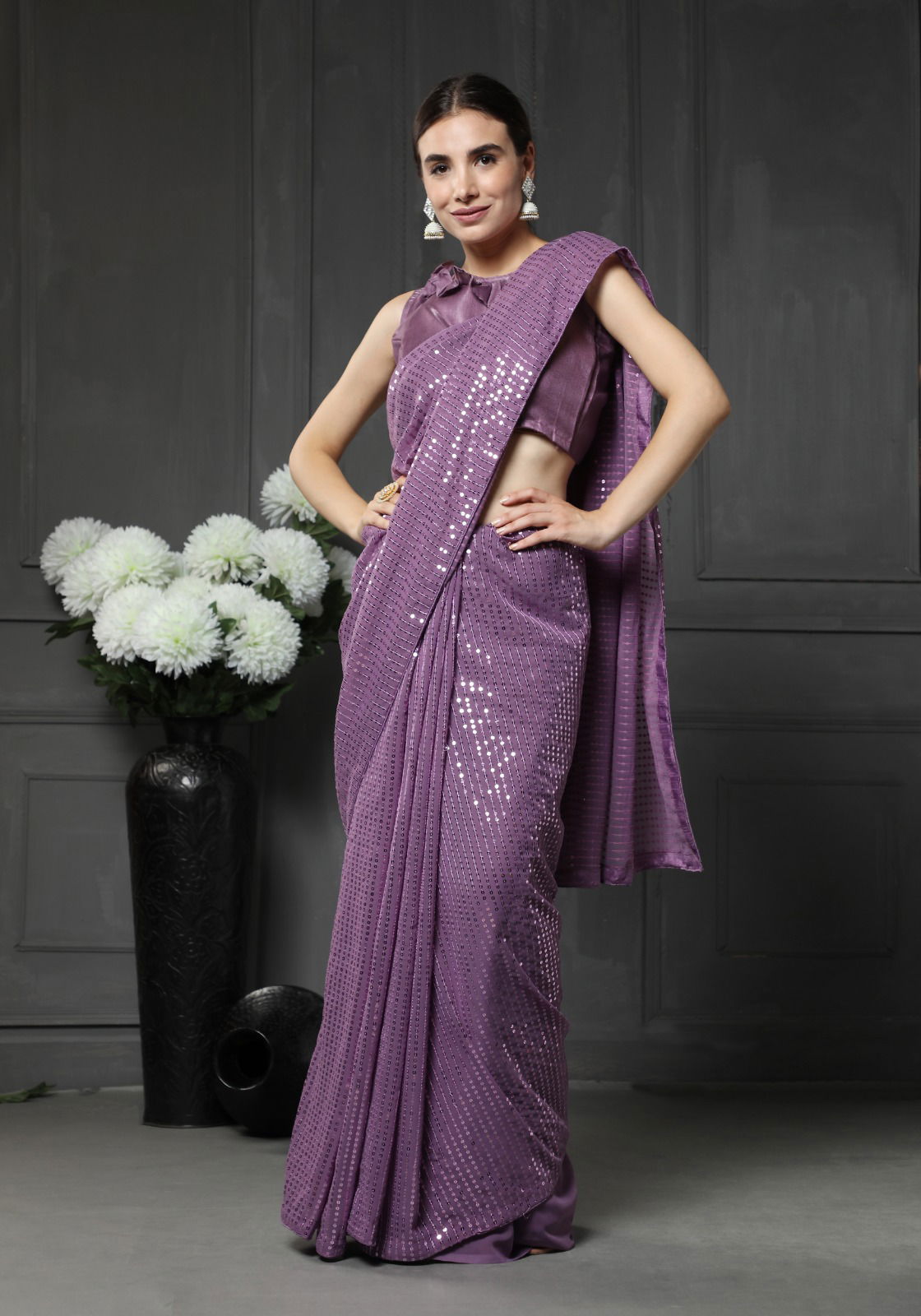 Aab Sequence Party Wear Saree Catalog
